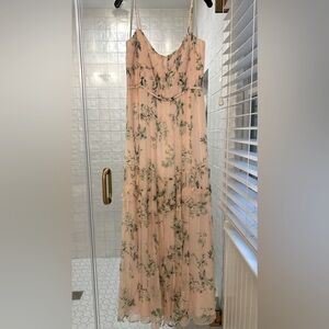 Monique Lhuillier Chiffon Maxi Dress